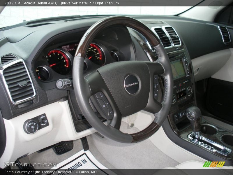 Quicksilver Metallic / Light Titanium 2012 GMC Acadia Denali AWD