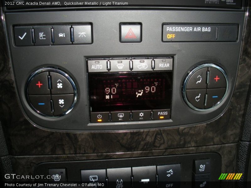 Quicksilver Metallic / Light Titanium 2012 GMC Acadia Denali AWD