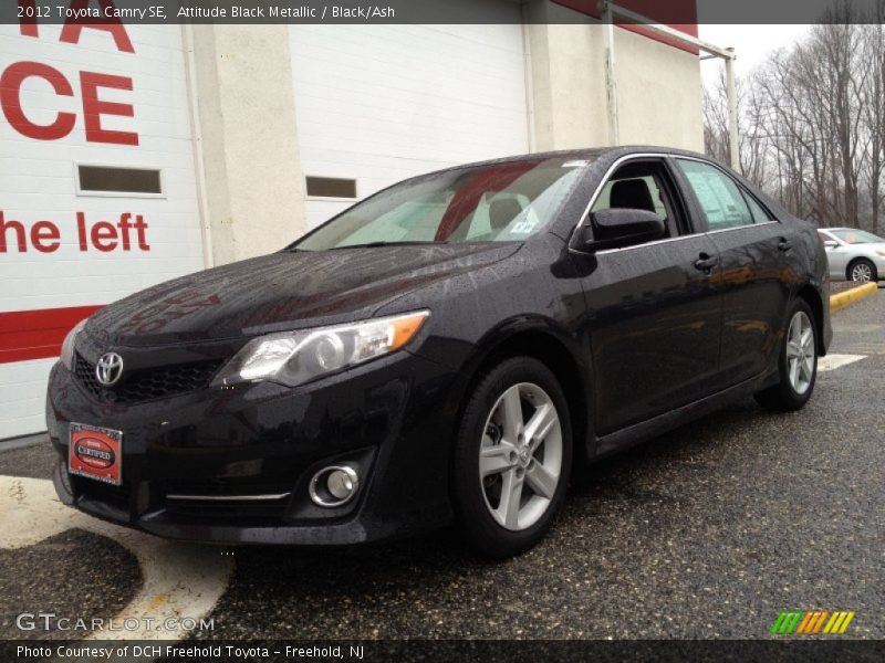 Attitude Black Metallic / Black/Ash 2012 Toyota Camry SE