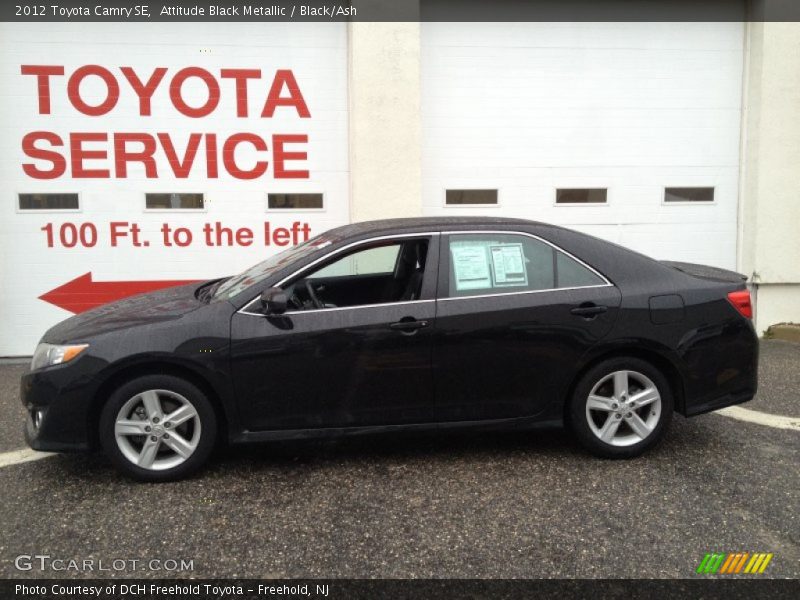 Attitude Black Metallic / Black/Ash 2012 Toyota Camry SE