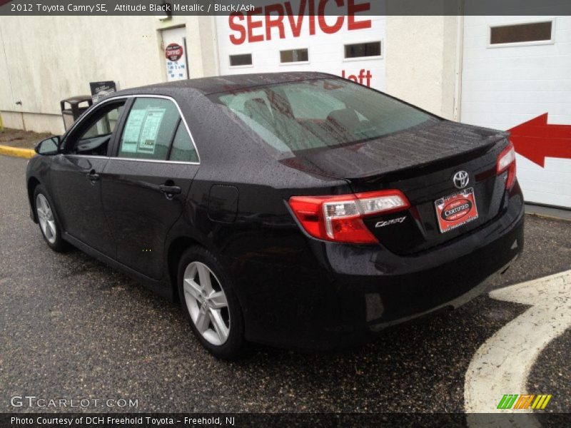 Attitude Black Metallic / Black/Ash 2012 Toyota Camry SE