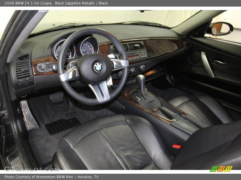 Black Interior - 2008 Z4 3.0si Coupe 