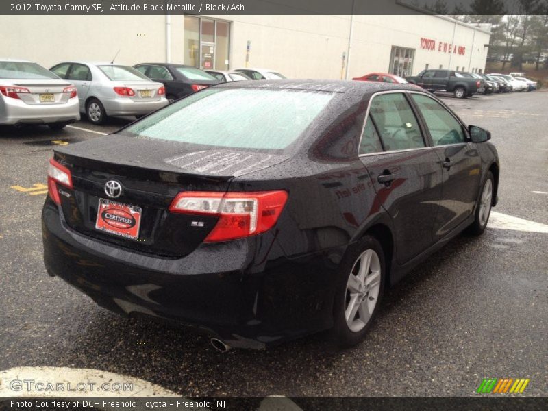 Attitude Black Metallic / Black/Ash 2012 Toyota Camry SE