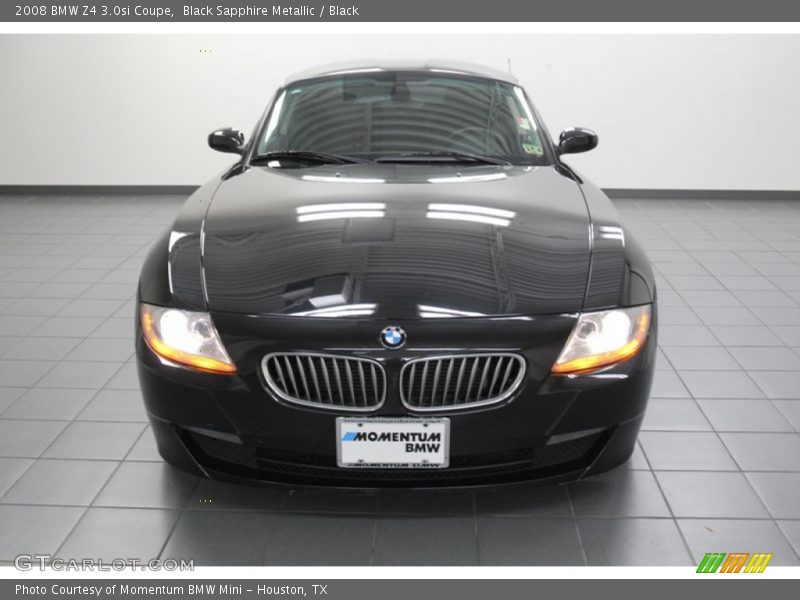 Black Sapphire Metallic / Black 2008 BMW Z4 3.0si Coupe
