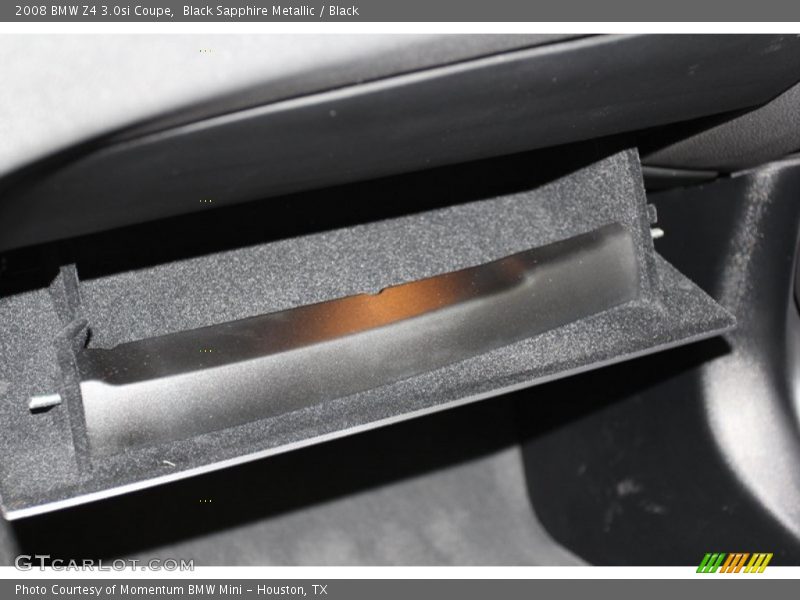 Black Sapphire Metallic / Black 2008 BMW Z4 3.0si Coupe
