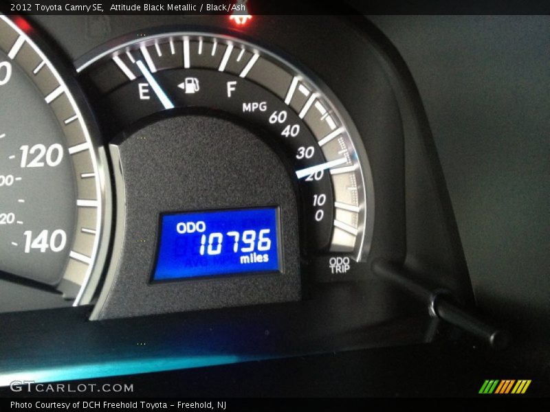 Attitude Black Metallic / Black/Ash 2012 Toyota Camry SE