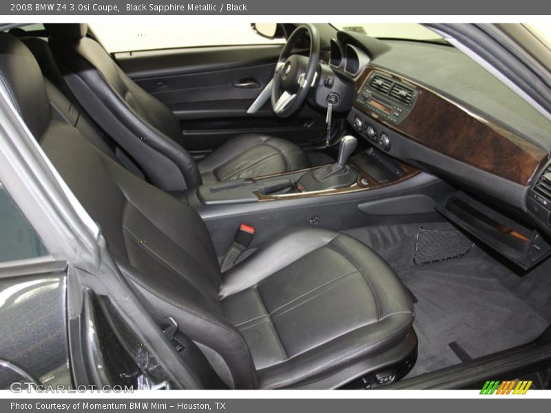  2008 Z4 3.0si Coupe Black Interior