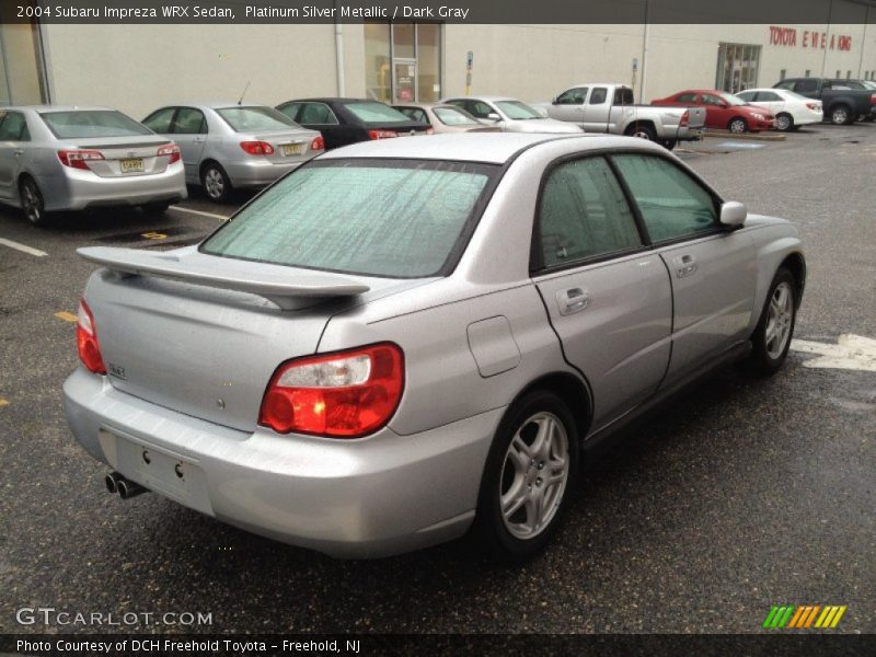 Platinum Silver Metallic / Dark Gray 2004 Subaru Impreza WRX Sedan