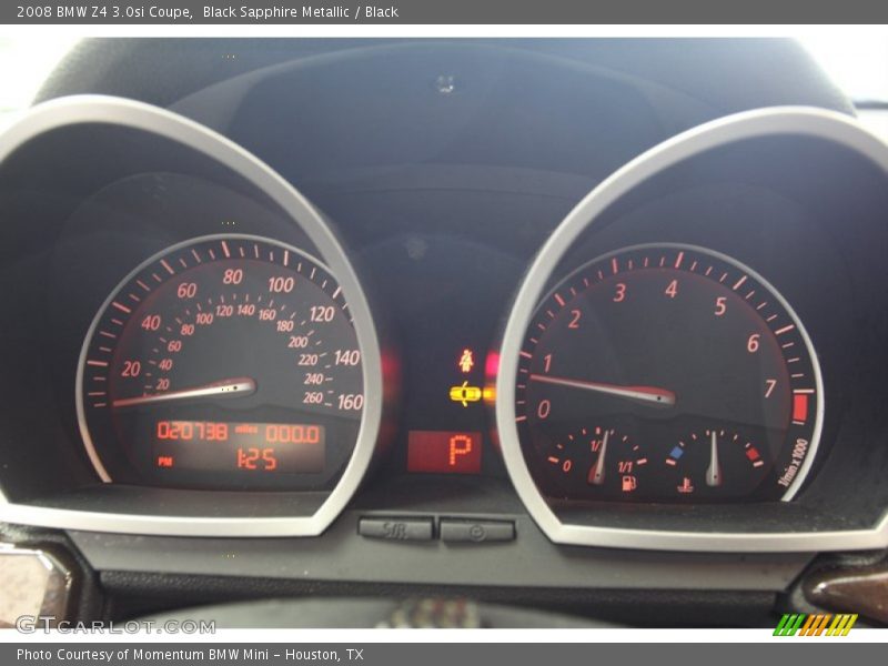  2008 Z4 3.0si Coupe 3.0si Coupe Gauges