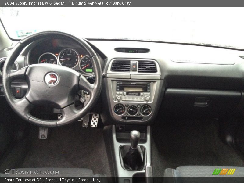 Platinum Silver Metallic / Dark Gray 2004 Subaru Impreza WRX Sedan