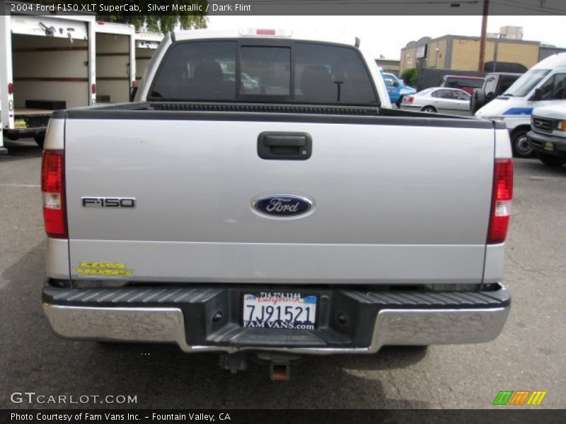 Silver Metallic / Dark Flint 2004 Ford F150 XLT SuperCab