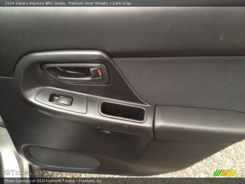 Platinum Silver Metallic / Dark Gray 2004 Subaru Impreza WRX Sedan