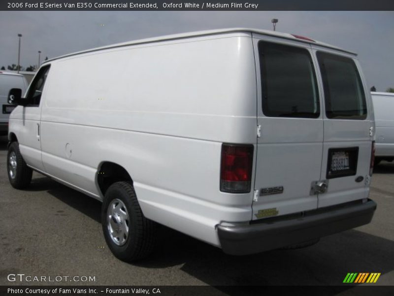 Oxford White / Medium Flint Grey 2006 Ford E Series Van E350 Commercial Extended
