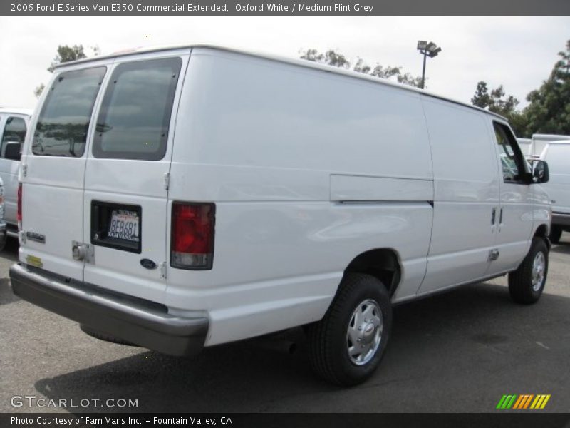 Oxford White / Medium Flint Grey 2006 Ford E Series Van E350 Commercial Extended