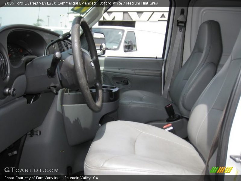 Oxford White / Medium Flint Grey 2006 Ford E Series Van E350 Commercial Extended