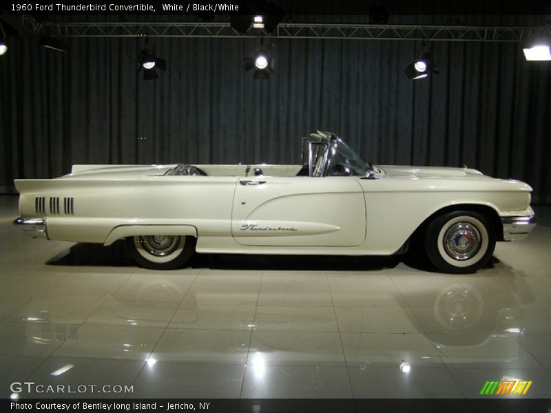 White / Black/White 1960 Ford Thunderbird Convertible
