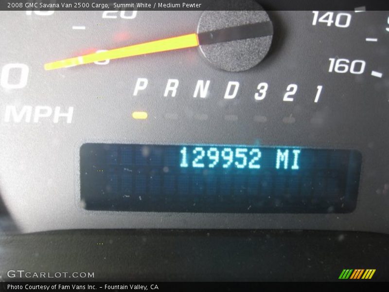 Summit White / Medium Pewter 2008 GMC Savana Van 2500 Cargo