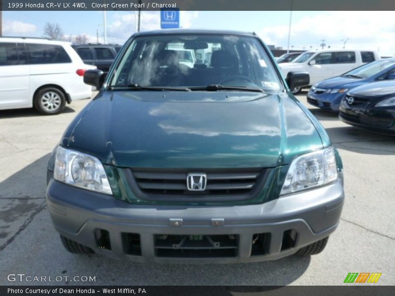 Clover Green Pearl / Charcoal 1999 Honda CR-V LX 4WD