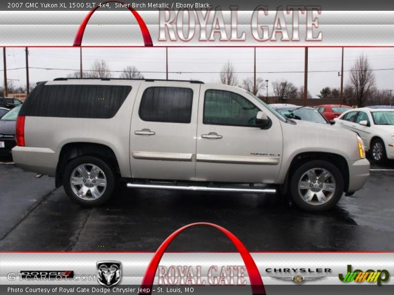 Silver Birch Metallic / Ebony Black 2007 GMC Yukon XL 1500 SLT 4x4