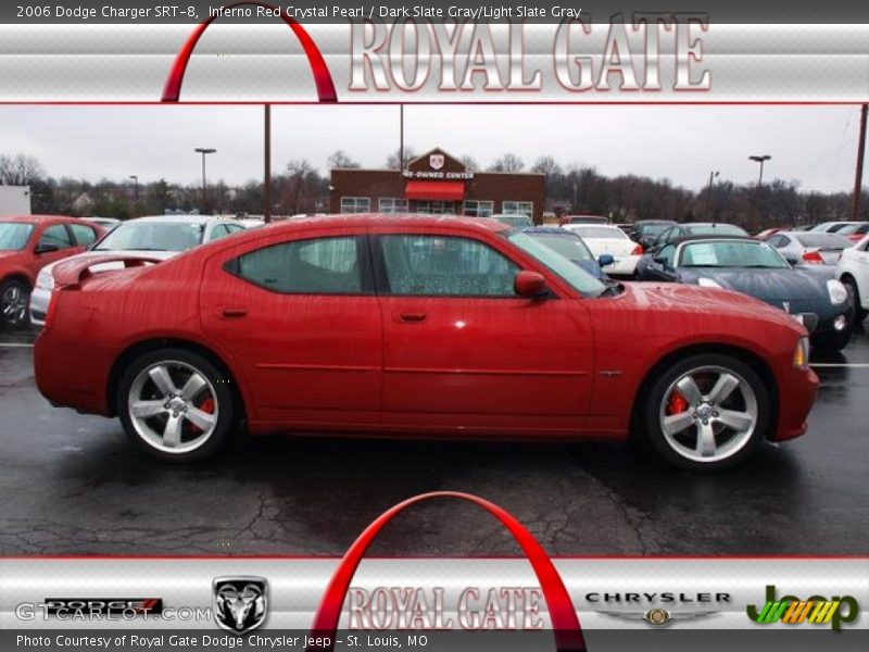 Inferno Red Crystal Pearl / Dark Slate Gray/Light Slate Gray 2006 Dodge Charger SRT-8