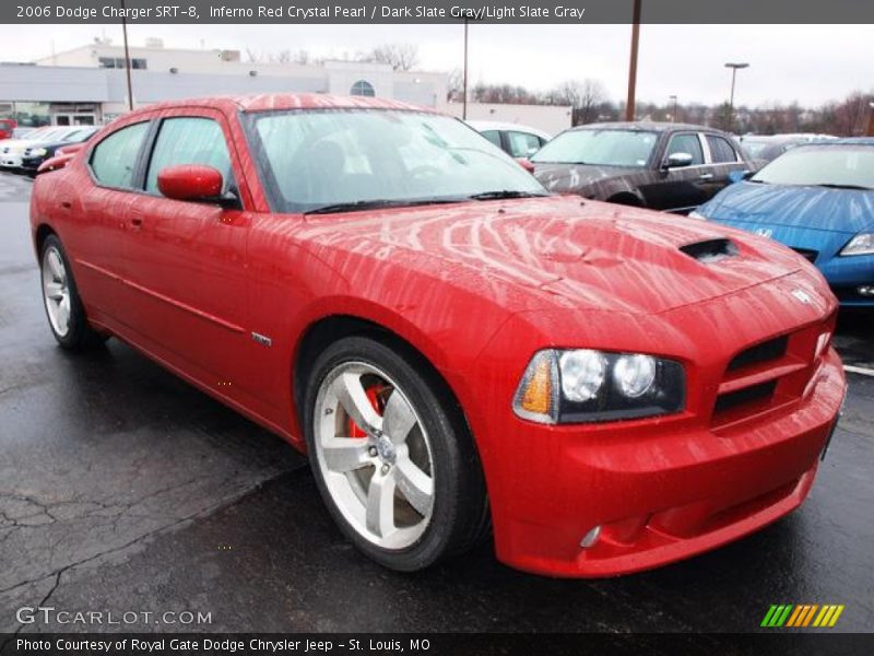Inferno Red Crystal Pearl / Dark Slate Gray/Light Slate Gray 2006 Dodge Charger SRT-8
