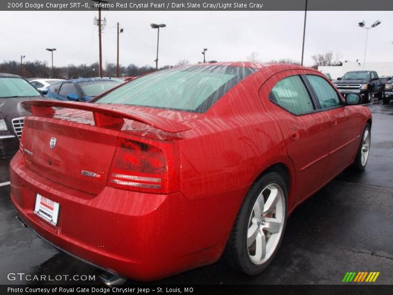 Inferno Red Crystal Pearl / Dark Slate Gray/Light Slate Gray 2006 Dodge Charger SRT-8