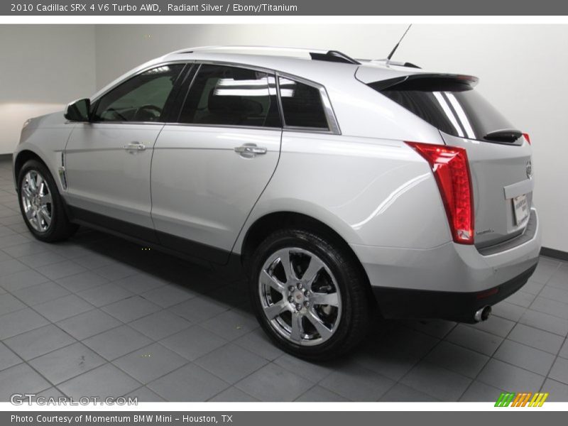 Radiant Silver / Ebony/Titanium 2010 Cadillac SRX 4 V6 Turbo AWD