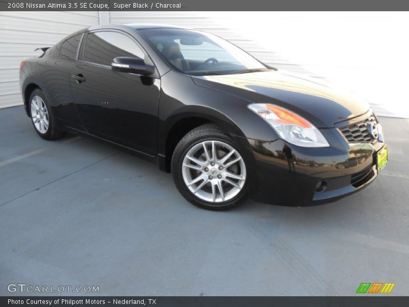 Super Black / Charcoal 2008 Nissan Altima 3.5 SE Coupe