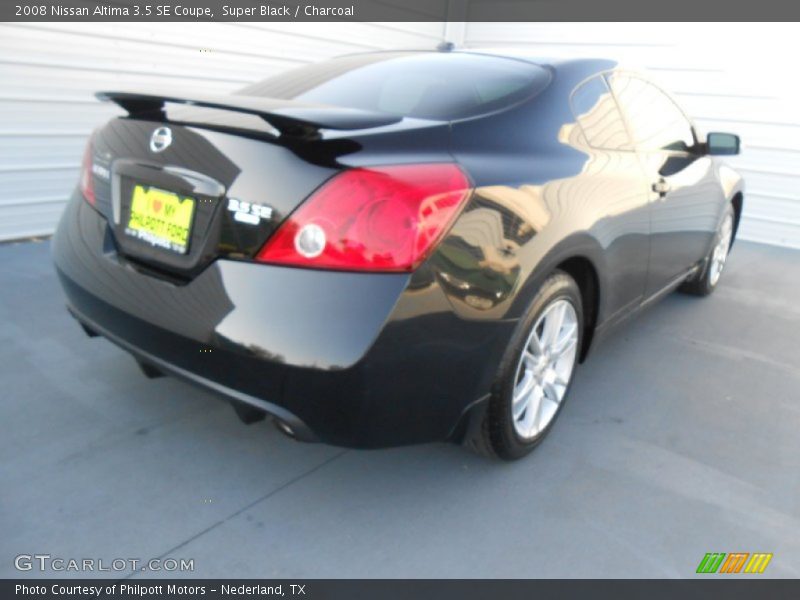 Super Black / Charcoal 2008 Nissan Altima 3.5 SE Coupe