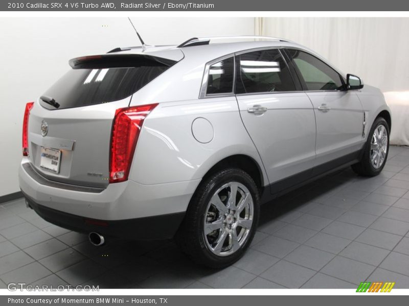 Radiant Silver / Ebony/Titanium 2010 Cadillac SRX 4 V6 Turbo AWD