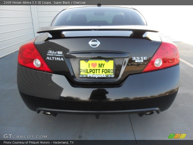 Super Black / Charcoal 2008 Nissan Altima 3.5 SE Coupe