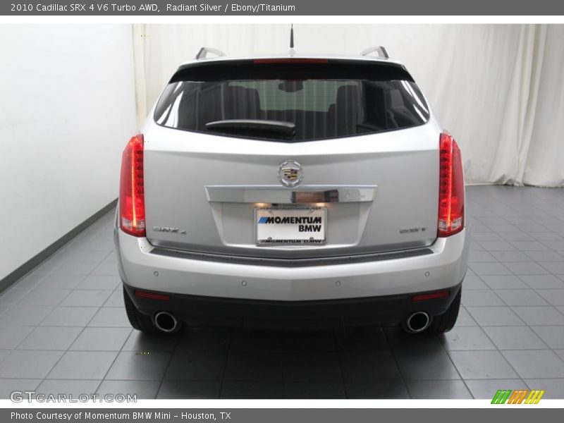 Radiant Silver / Ebony/Titanium 2010 Cadillac SRX 4 V6 Turbo AWD