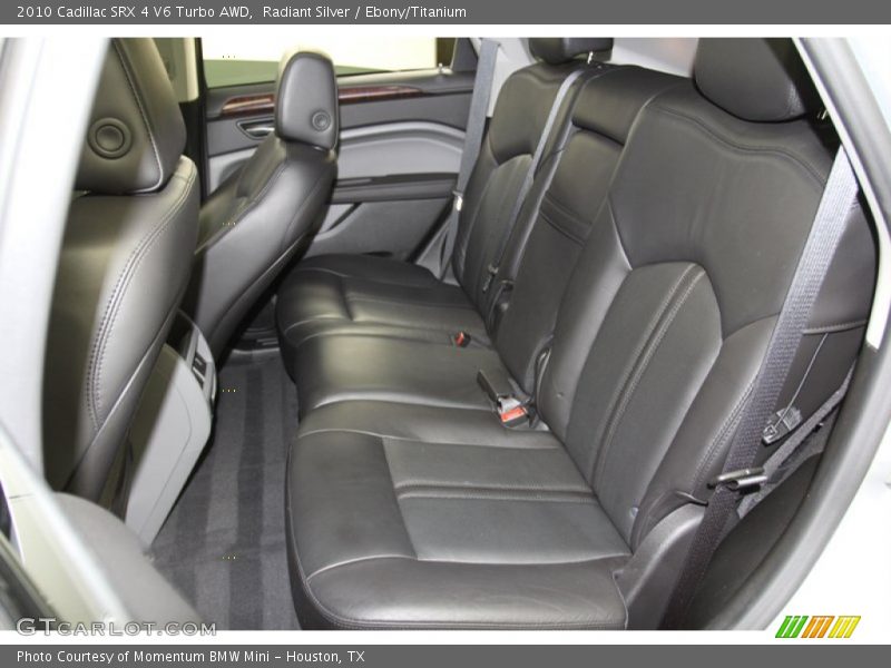 Rear Seat of 2010 SRX 4 V6 Turbo AWD