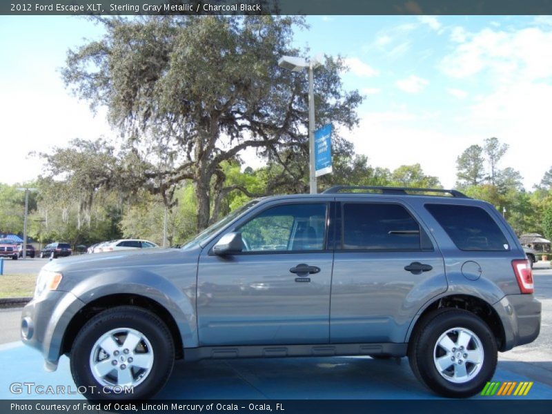 Sterling Gray Metallic / Charcoal Black 2012 Ford Escape XLT