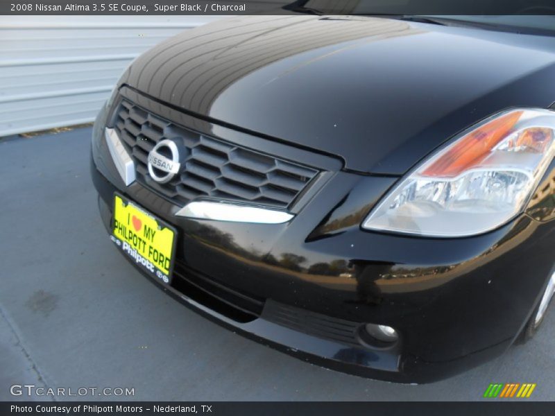 Super Black / Charcoal 2008 Nissan Altima 3.5 SE Coupe