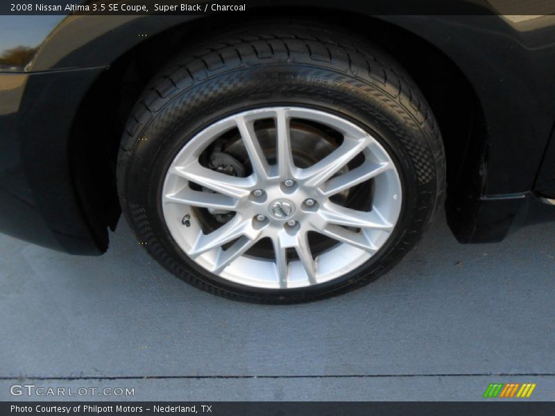 Super Black / Charcoal 2008 Nissan Altima 3.5 SE Coupe