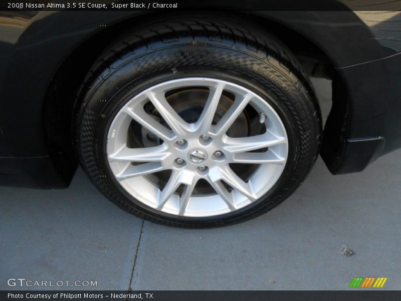 Super Black / Charcoal 2008 Nissan Altima 3.5 SE Coupe