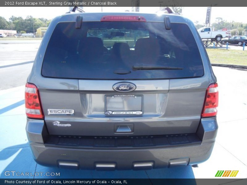 Sterling Gray Metallic / Charcoal Black 2012 Ford Escape XLT