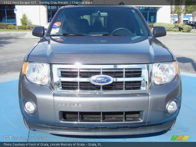 Sterling Gray Metallic / Charcoal Black 2012 Ford Escape XLT