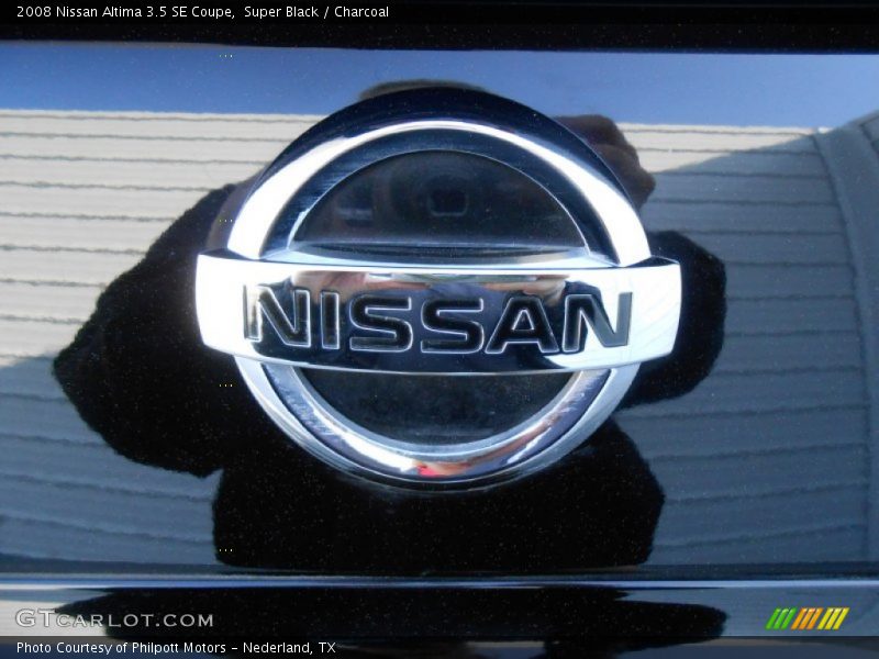Super Black / Charcoal 2008 Nissan Altima 3.5 SE Coupe