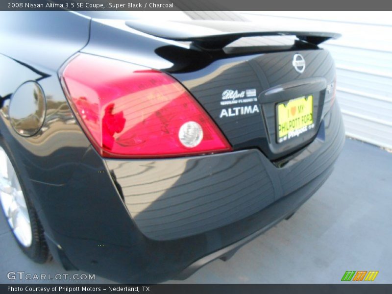 Super Black / Charcoal 2008 Nissan Altima 3.5 SE Coupe
