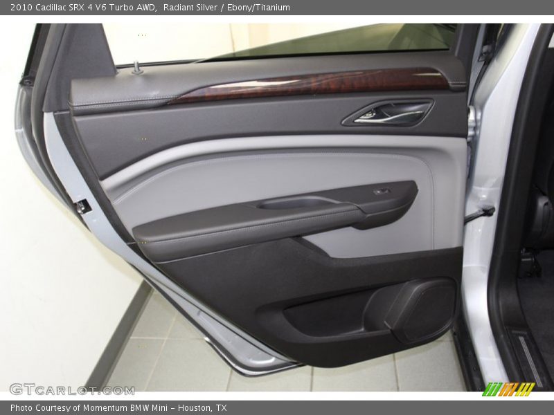 Radiant Silver / Ebony/Titanium 2010 Cadillac SRX 4 V6 Turbo AWD