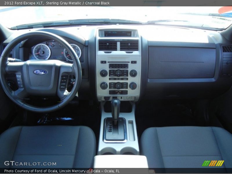 Sterling Gray Metallic / Charcoal Black 2012 Ford Escape XLT