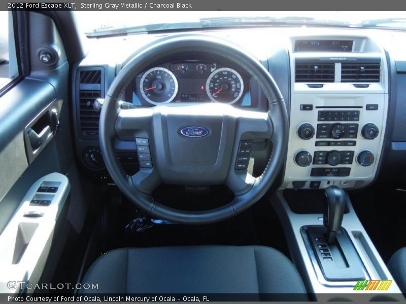 Sterling Gray Metallic / Charcoal Black 2012 Ford Escape XLT