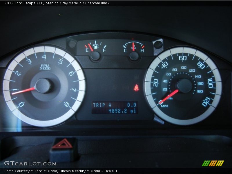 Sterling Gray Metallic / Charcoal Black 2012 Ford Escape XLT