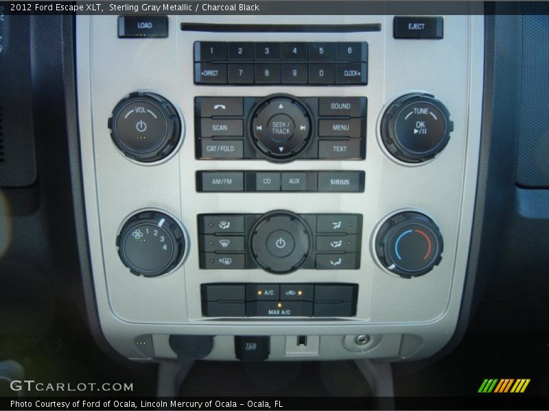 Sterling Gray Metallic / Charcoal Black 2012 Ford Escape XLT
