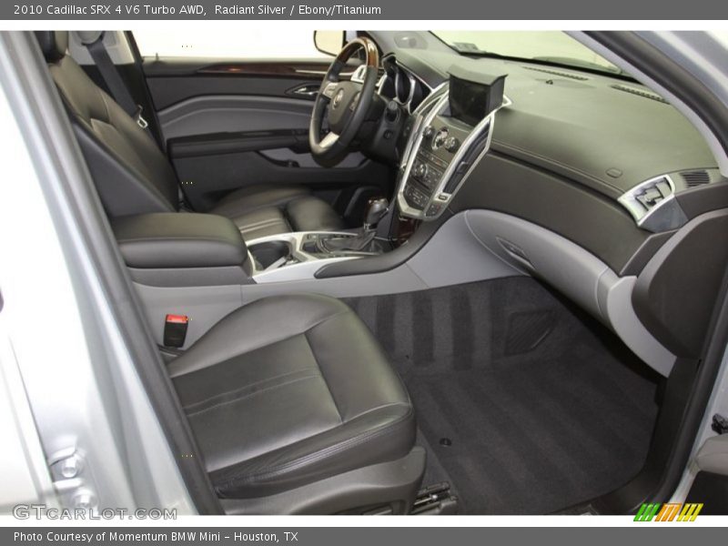 Radiant Silver / Ebony/Titanium 2010 Cadillac SRX 4 V6 Turbo AWD
