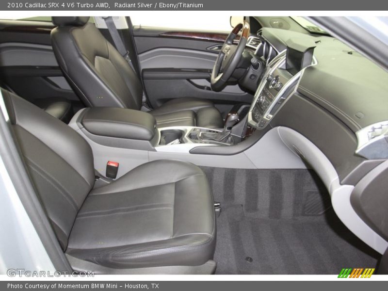 Radiant Silver / Ebony/Titanium 2010 Cadillac SRX 4 V6 Turbo AWD