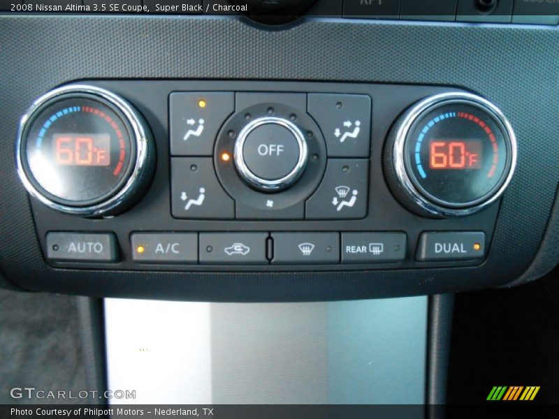 Super Black / Charcoal 2008 Nissan Altima 3.5 SE Coupe