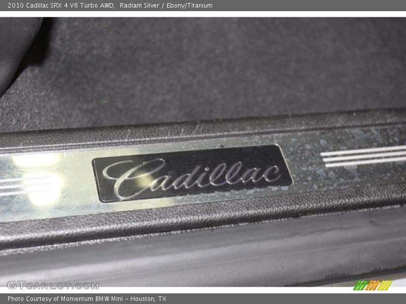 Radiant Silver / Ebony/Titanium 2010 Cadillac SRX 4 V6 Turbo AWD
